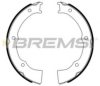 BREMSI GF0726 Brake Shoe Set, parking brake